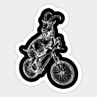 SEEMBO Goat Cycling Bicycle Bicycling Fun Biking Riding Bike Sticker